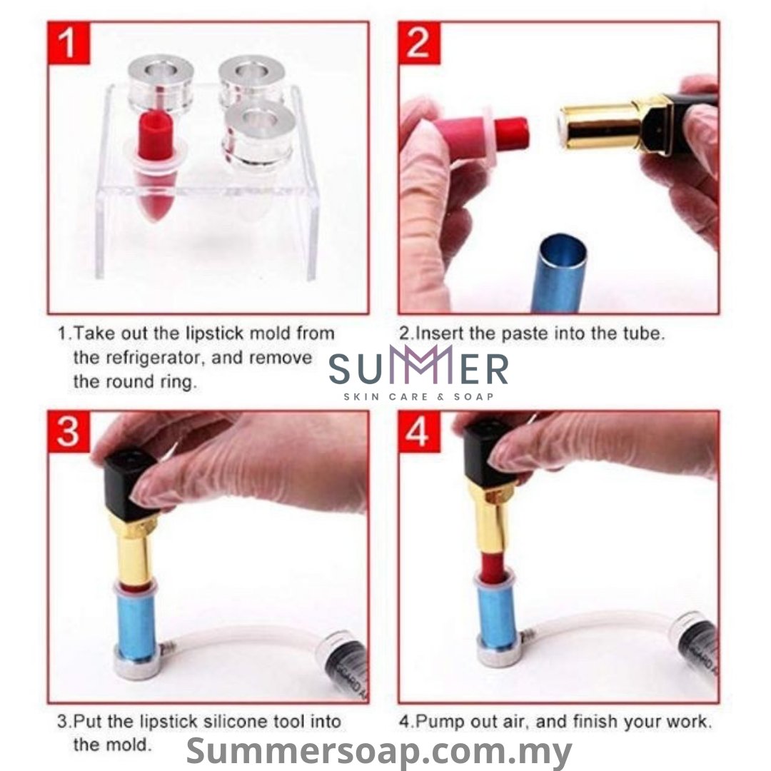 Summer Soap Lipstick Mold Extraction Demolding Tools 口红脱模器／Handmade