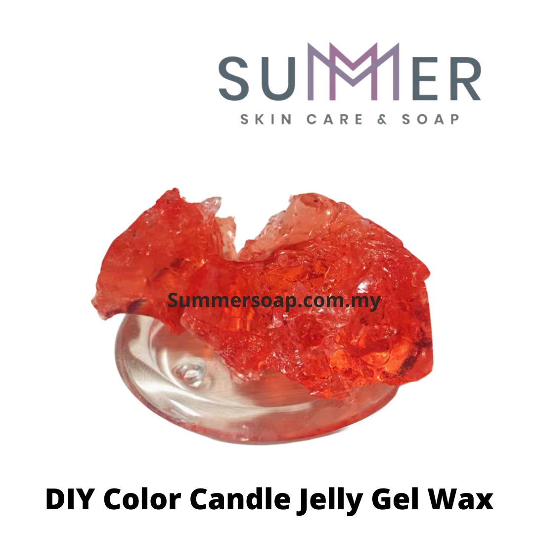 Summer Soap Colour Candle Jelly Gel Wax 100g 果冻蜡 Color Jelly Gel