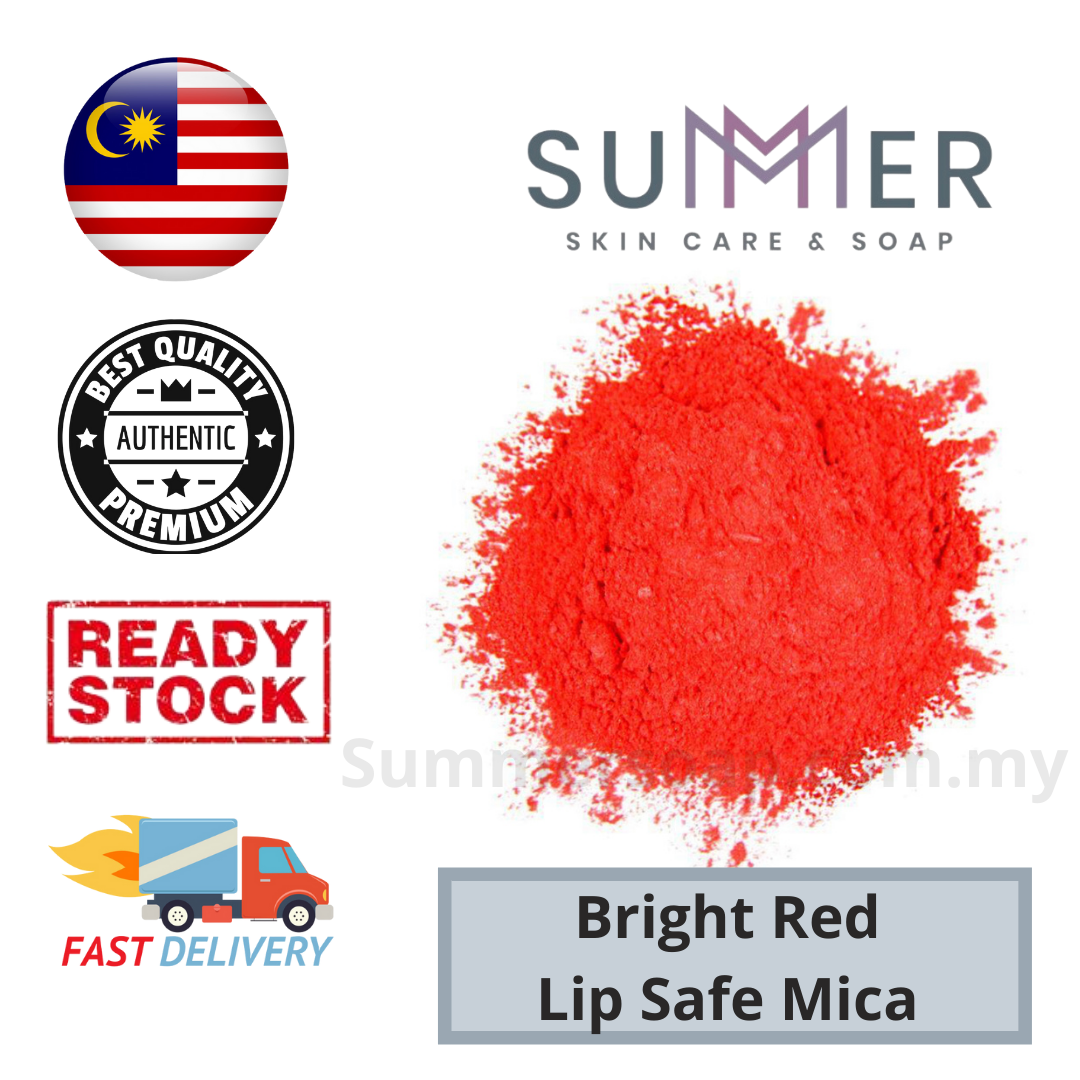 Summer Soap Natural Lip Safe Mica (5g) Plant Extract Lipstick Powder